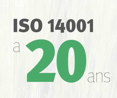 Infographie: ISO 14001 a 20 ans