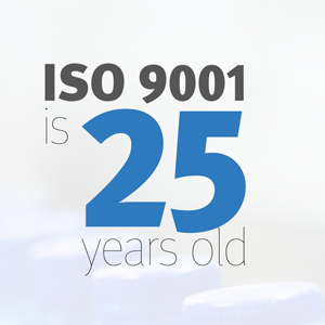 Infographic: ISO 9001 is 25 years old